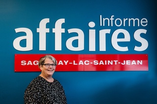 La journaliste Dominique Savard (Photo : Informe Affaires)