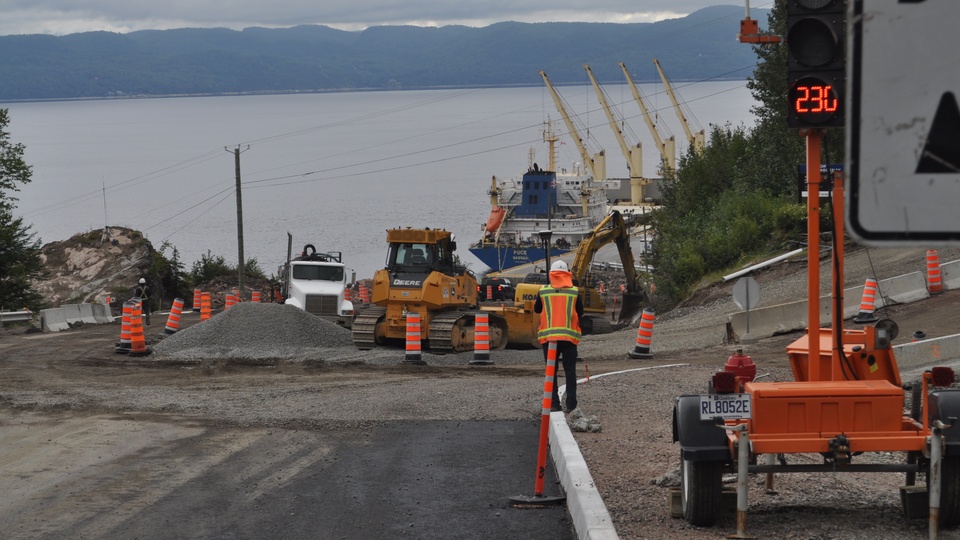 Le Port de Saguenay est en plein chantier pour son projet de convoyeur. (Photo Gracieuseté)